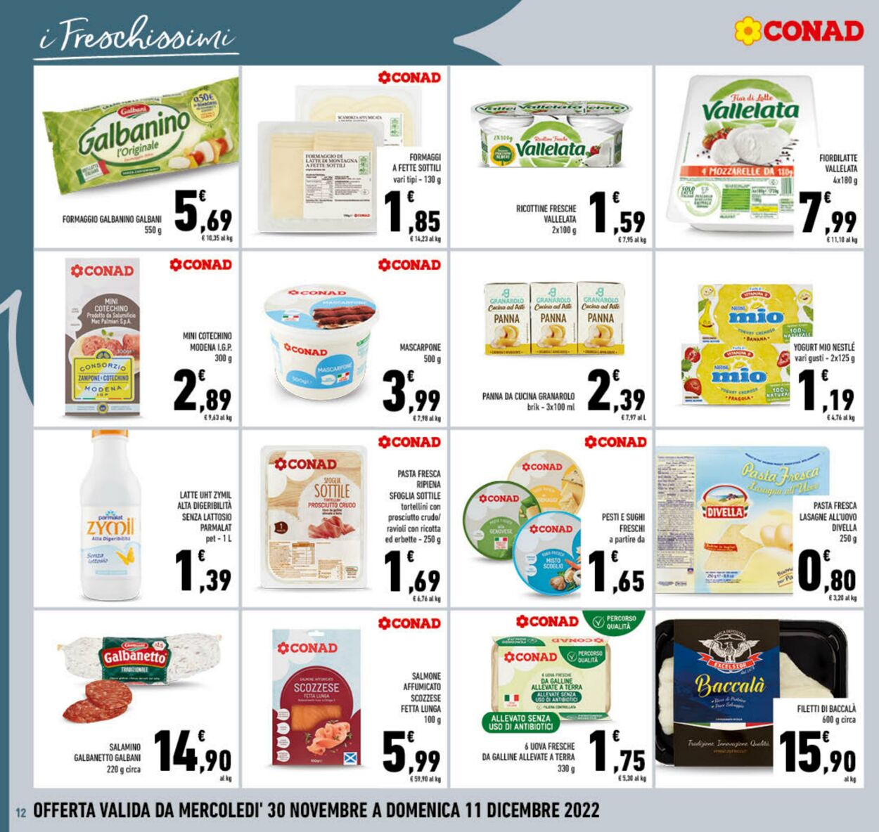 Volantino Conad 30.11.2022 - 11.12.2022