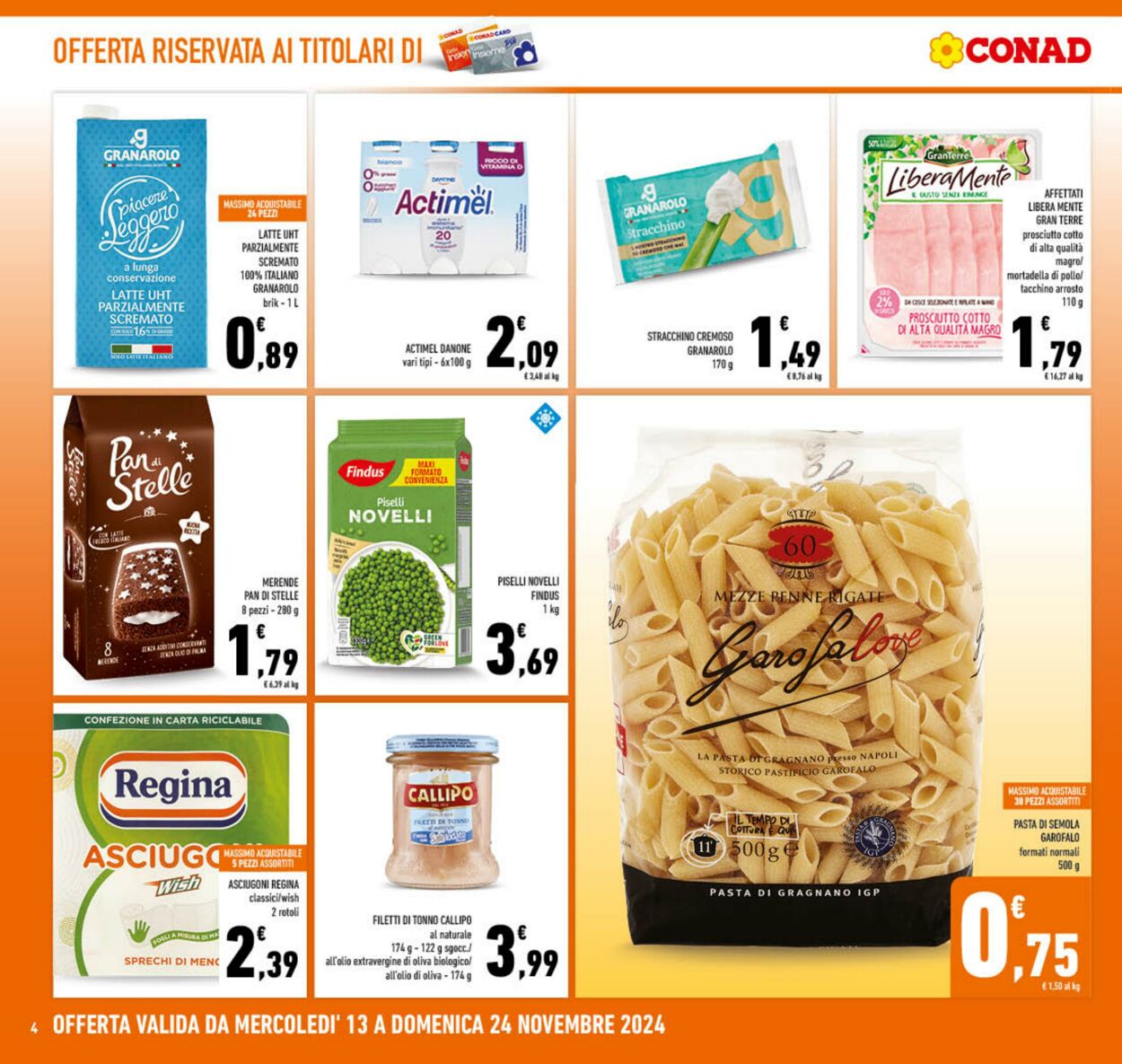 Volantino Conad 13.11.2024 - 24.11.2024