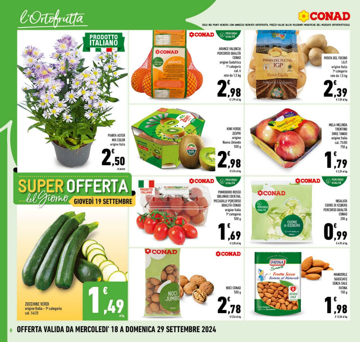 Volantino Conad 18.09.2024 - 29.09.2024