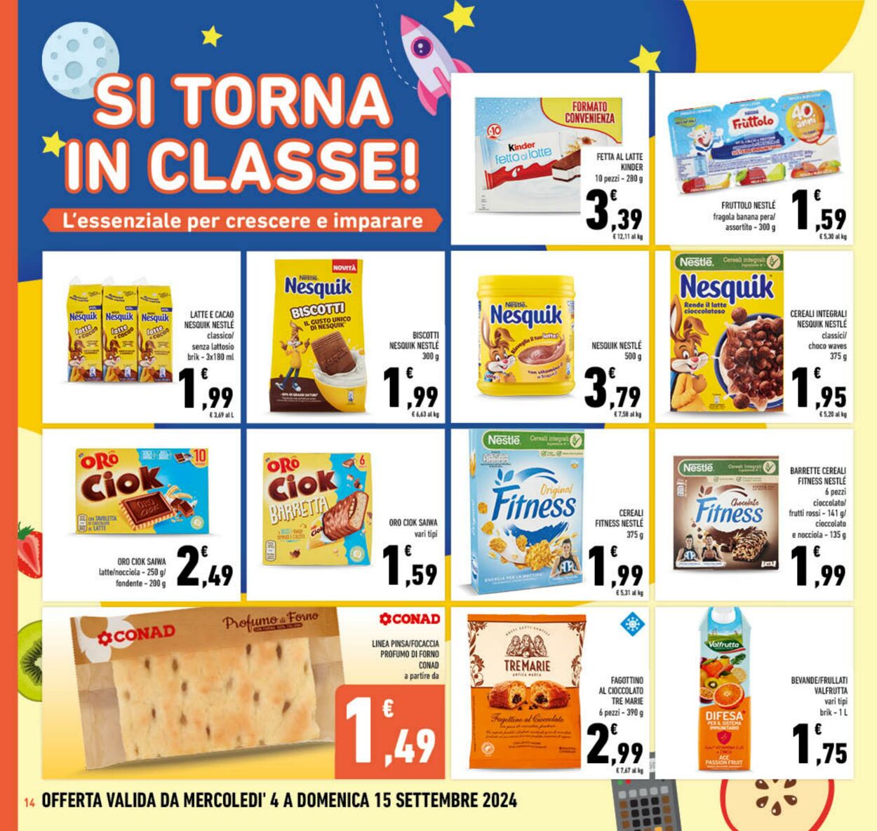 Volantino Conad 04.09.2024 - 15.09.2024