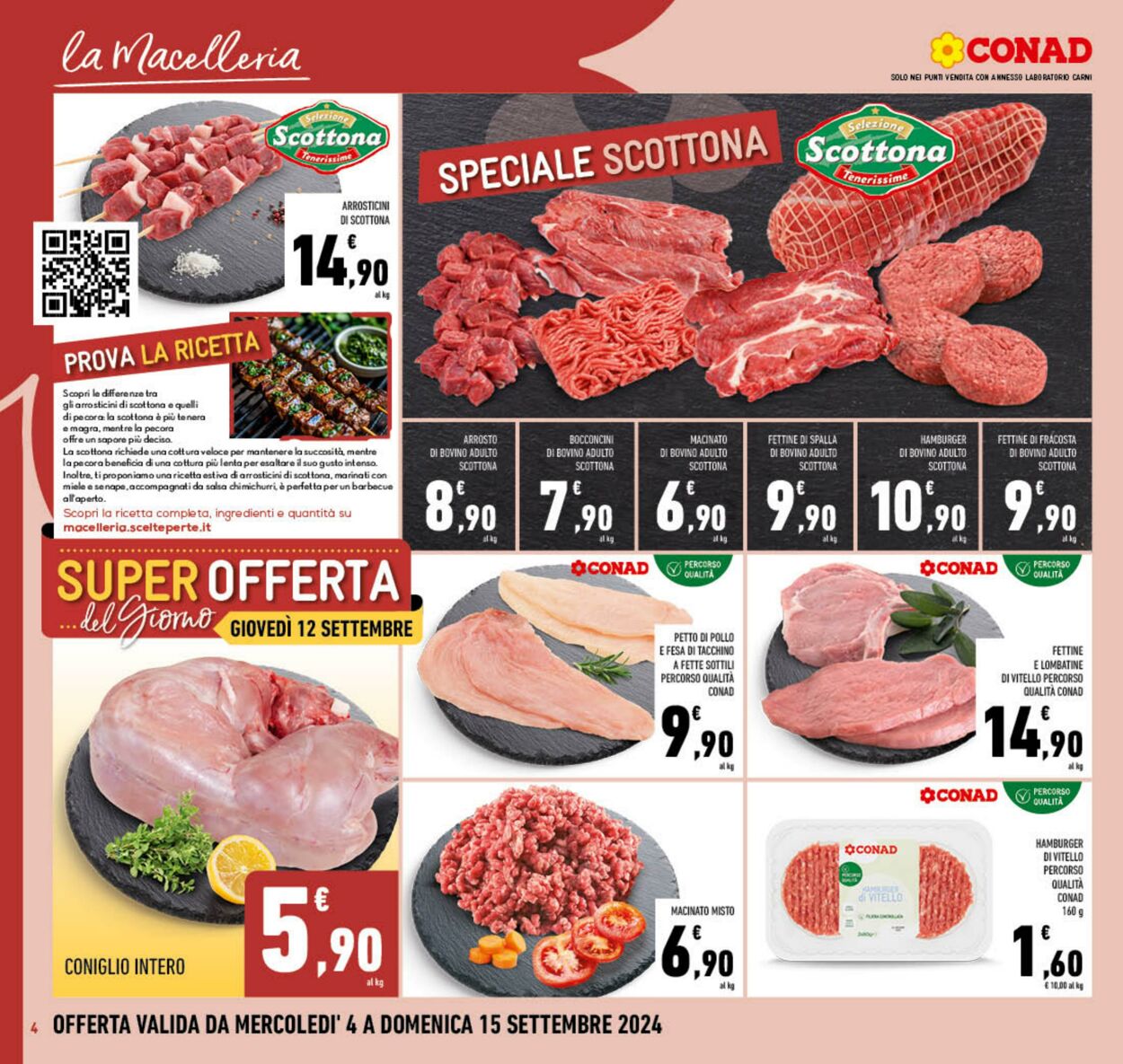 Volantino Conad 04.09.2024 - 15.09.2024