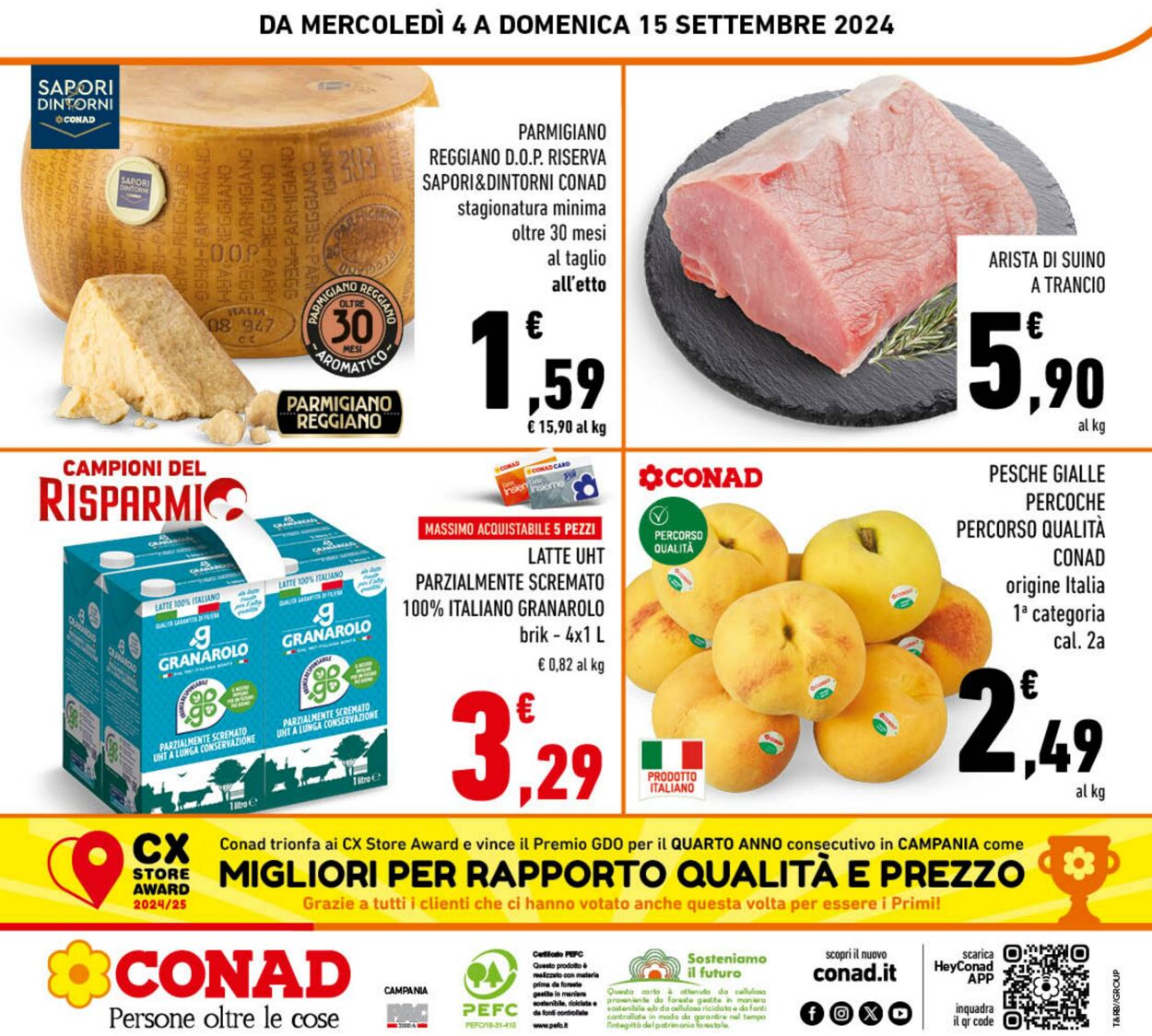 Volantino Conad 04.09.2024 - 15.09.2024