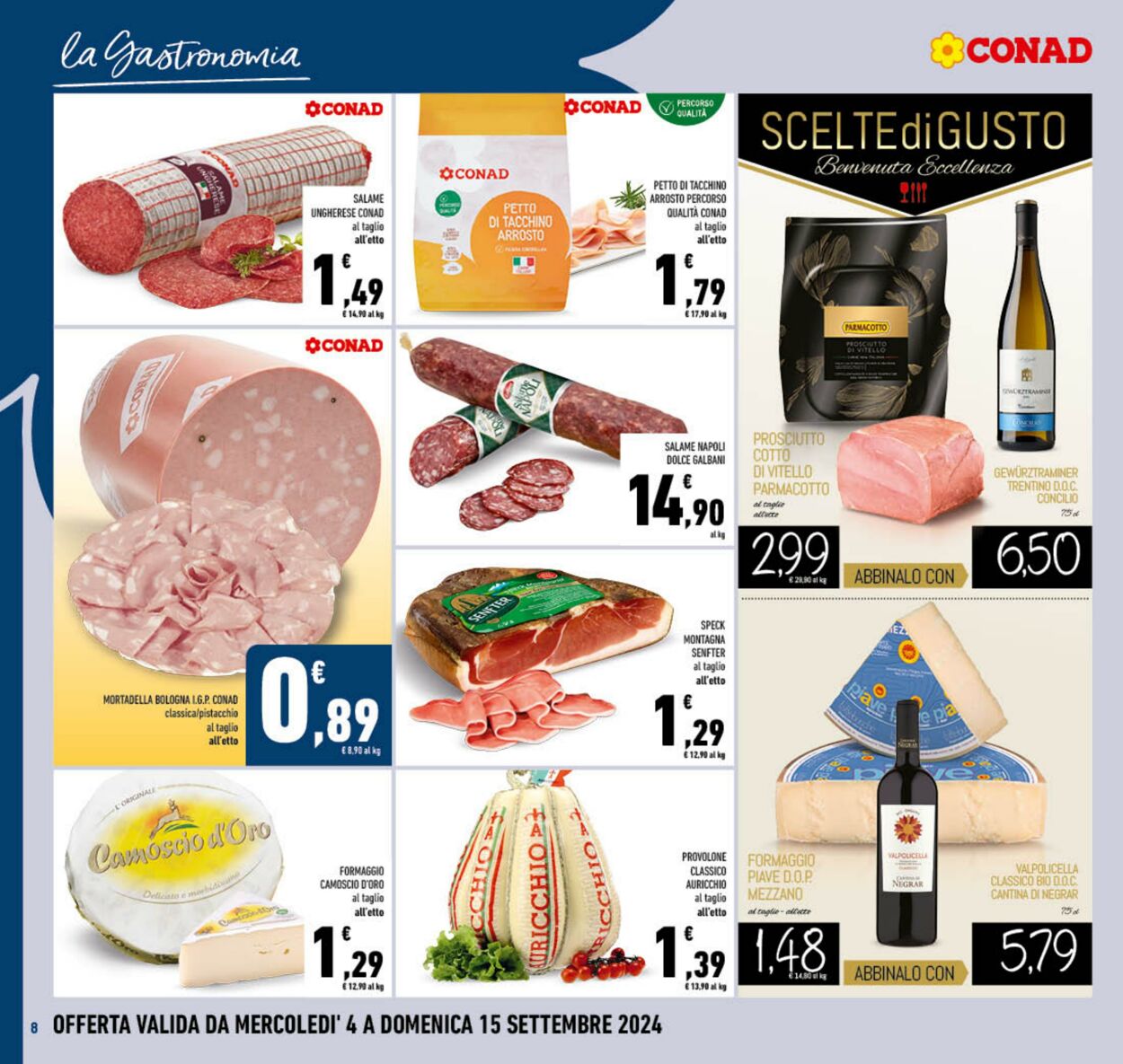 Volantino Conad 04.09.2024 - 15.09.2024