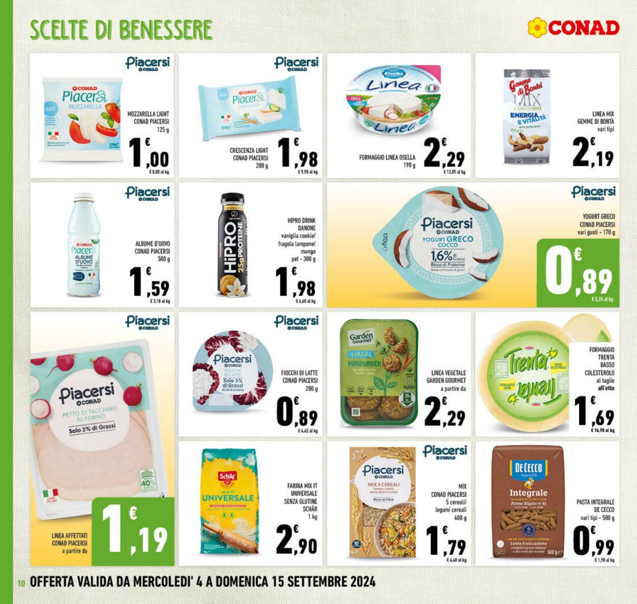 Volantino Conad 04.09.2024 - 15.09.2024