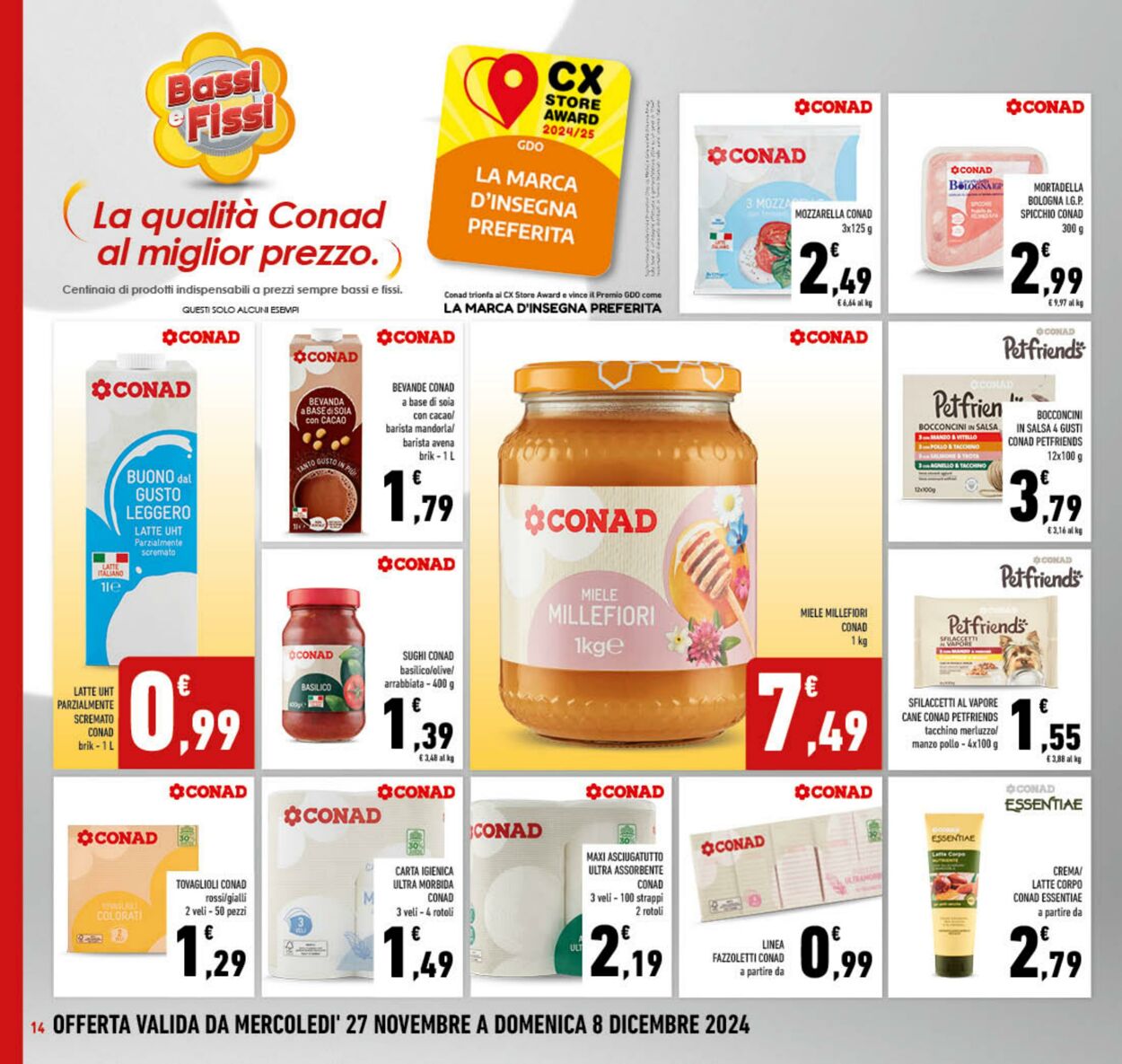 Volantino Conad 27.11.2024 - 08.12.2024