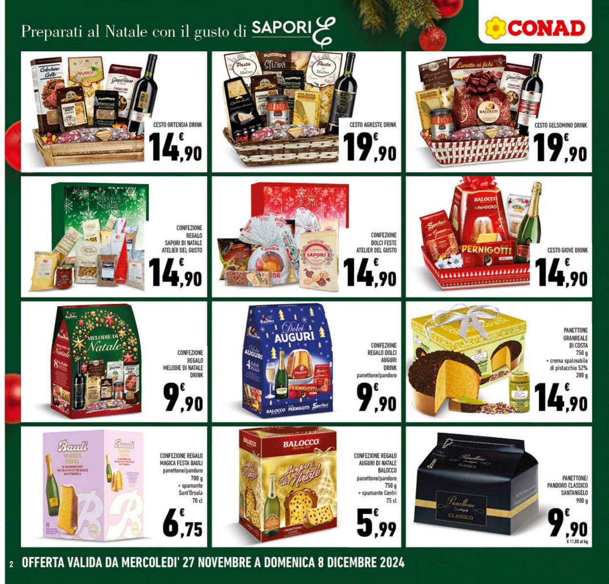 Volantino Conad 27.11.2024 - 08.12.2024