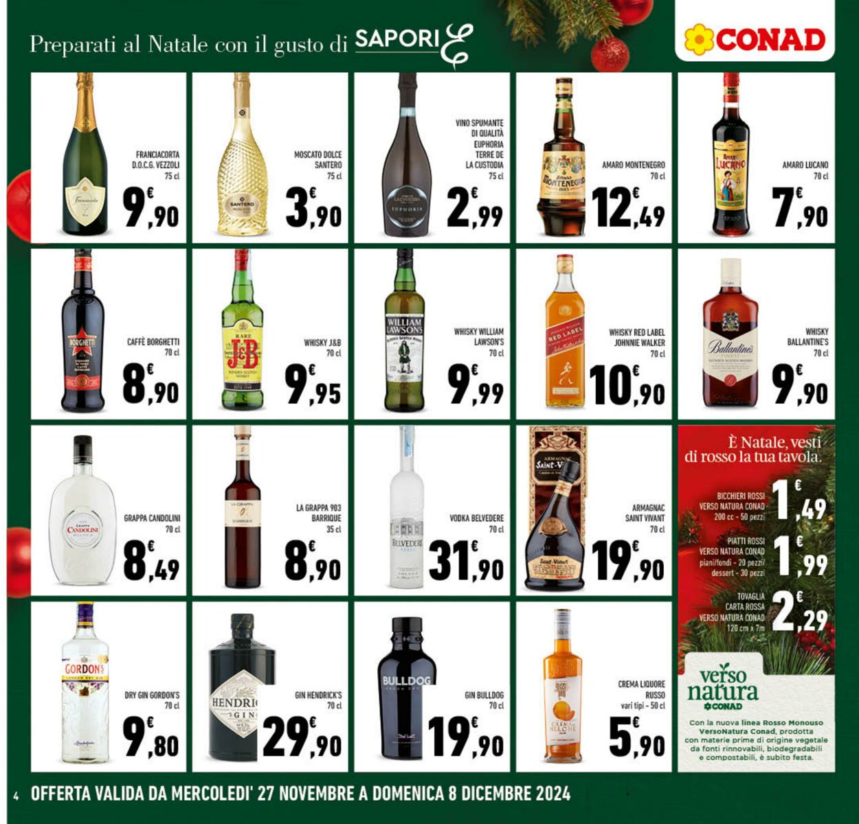 Volantino Conad 27.11.2024 - 08.12.2024