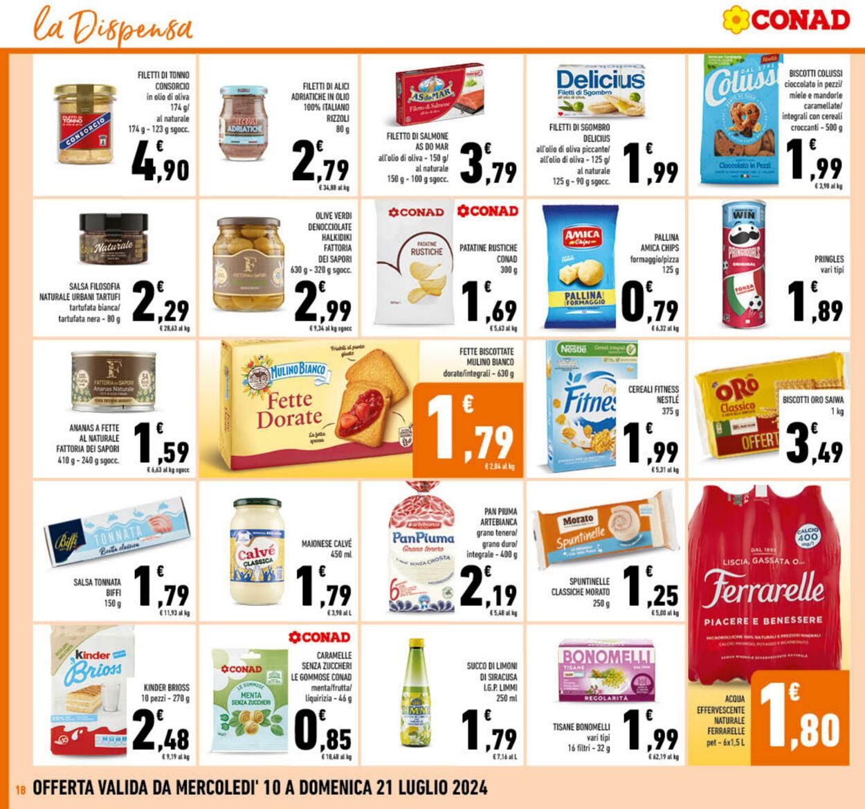 Volantino Conad 10.07.2024 - 21.07.2024