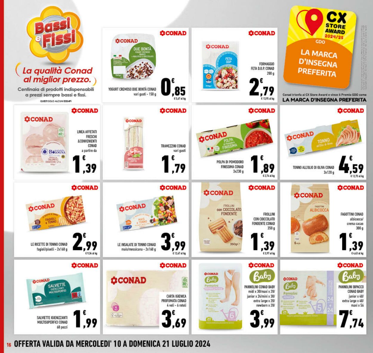 Volantino Conad 10.07.2024 - 21.07.2024