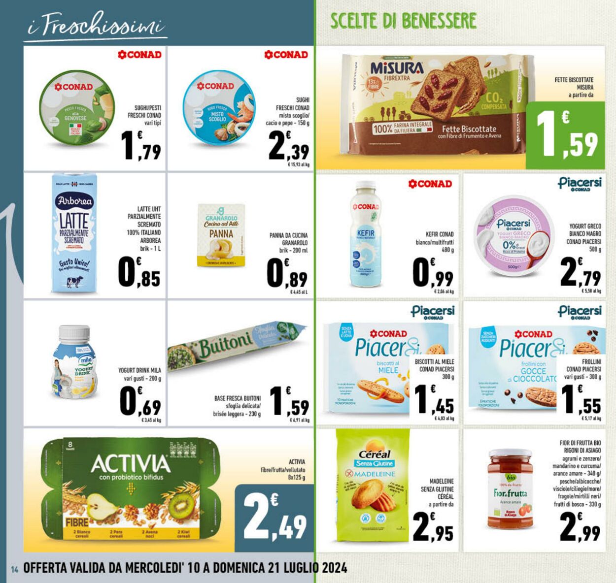 Volantino Conad 10.07.2024 - 21.07.2024