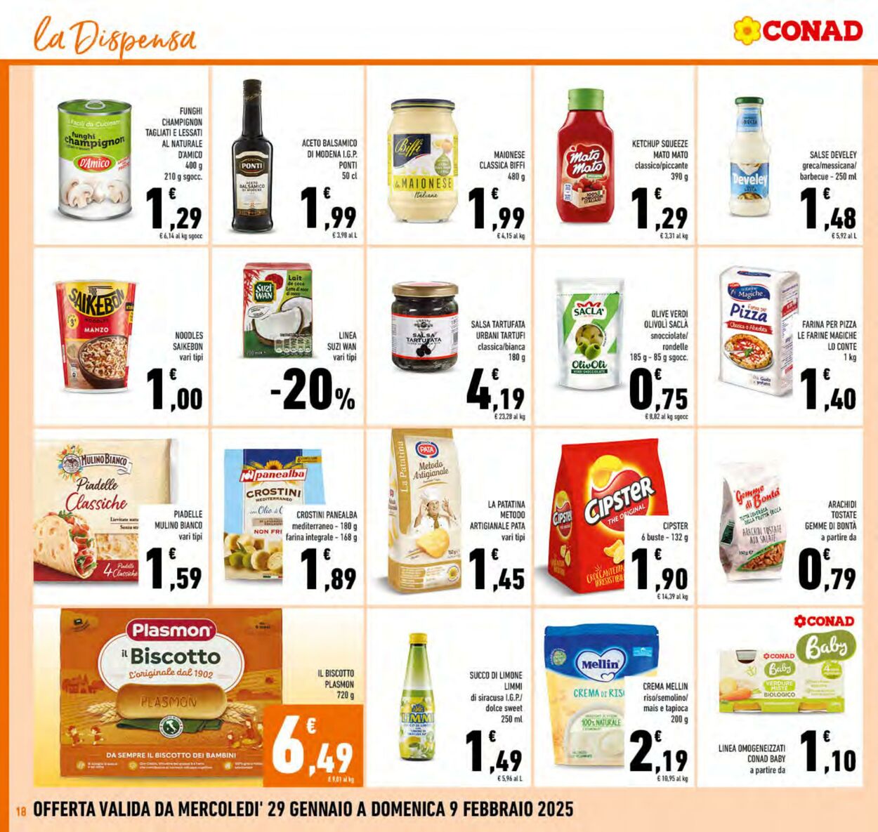 Volantino Conad 29.01.2025 - 09.02.2025