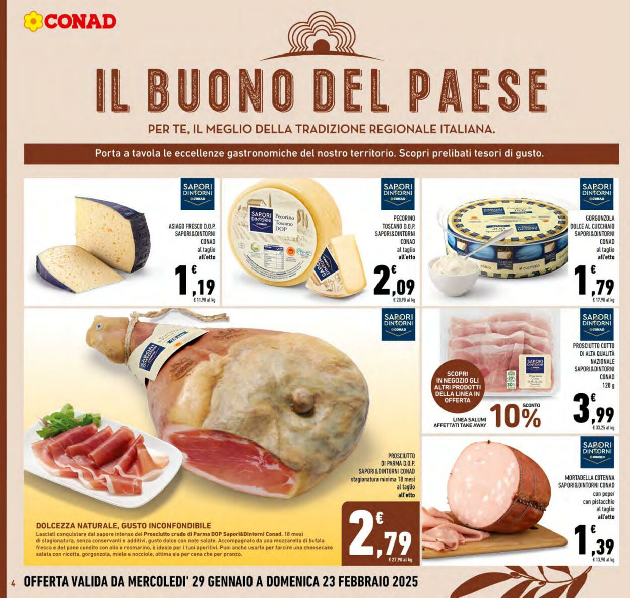 Volantino Conad 29.01.2025 - 09.02.2025