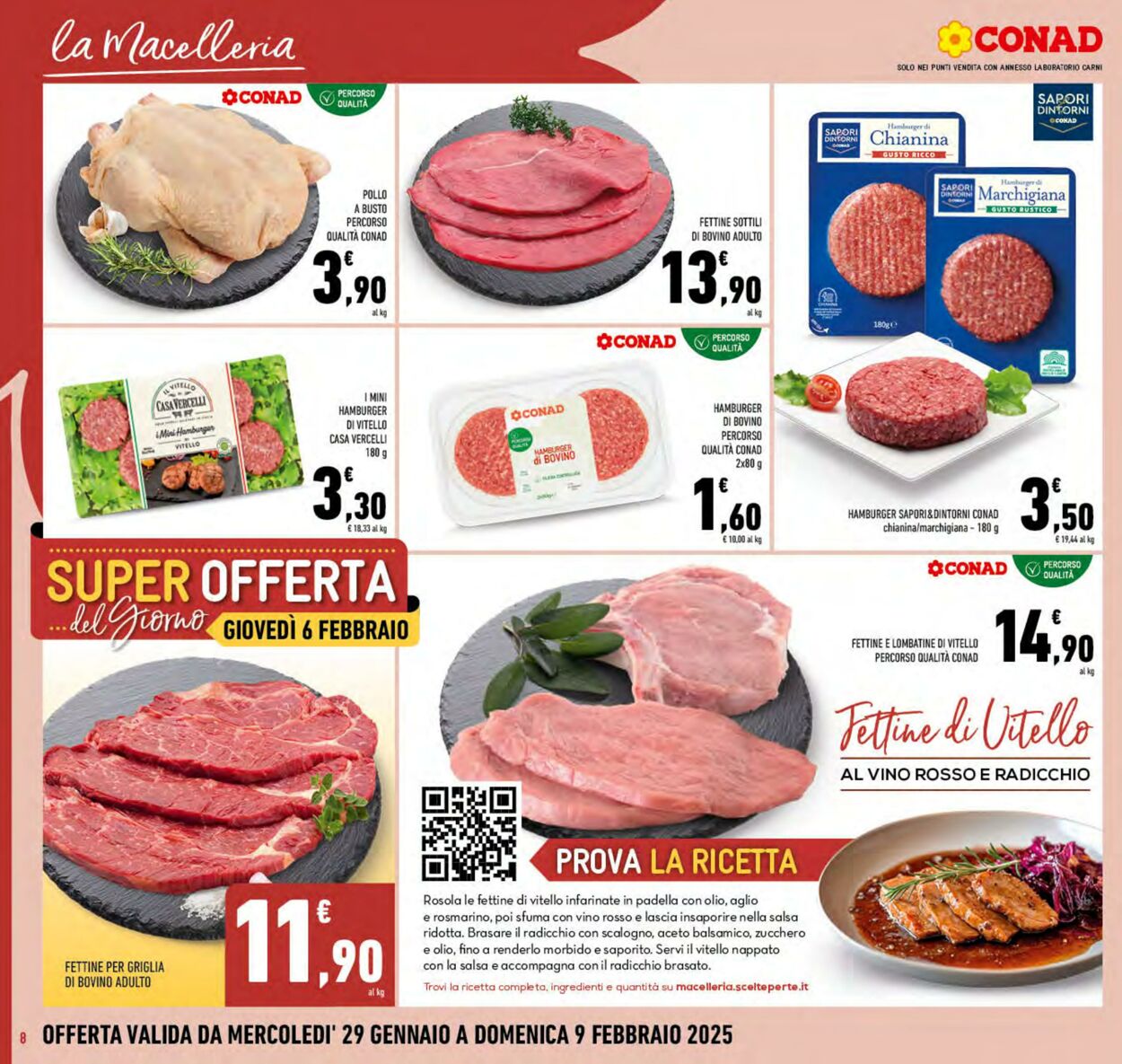 Volantino Conad 29.01.2025 - 09.02.2025