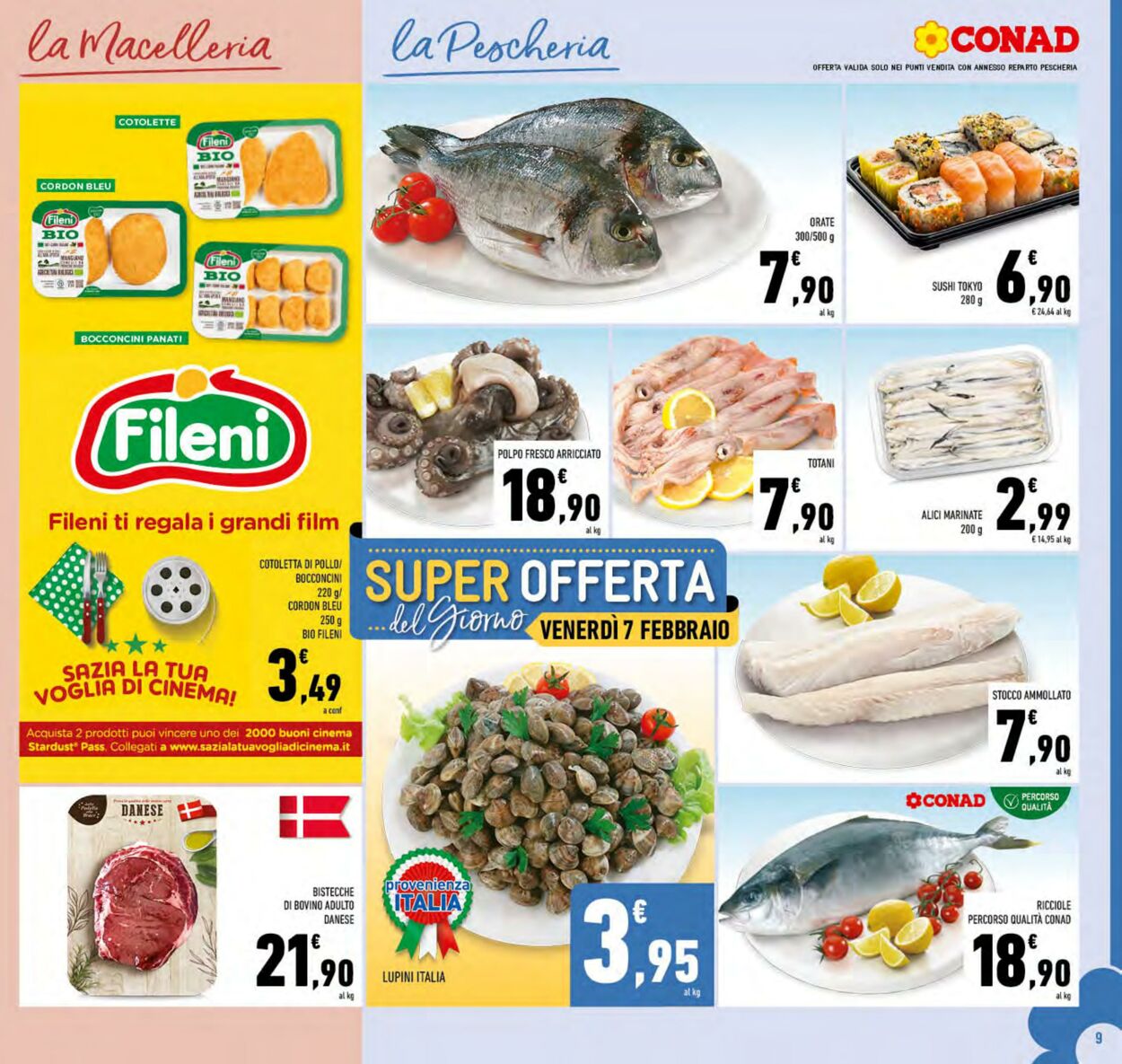 Volantino Conad 29.01.2025 - 09.02.2025