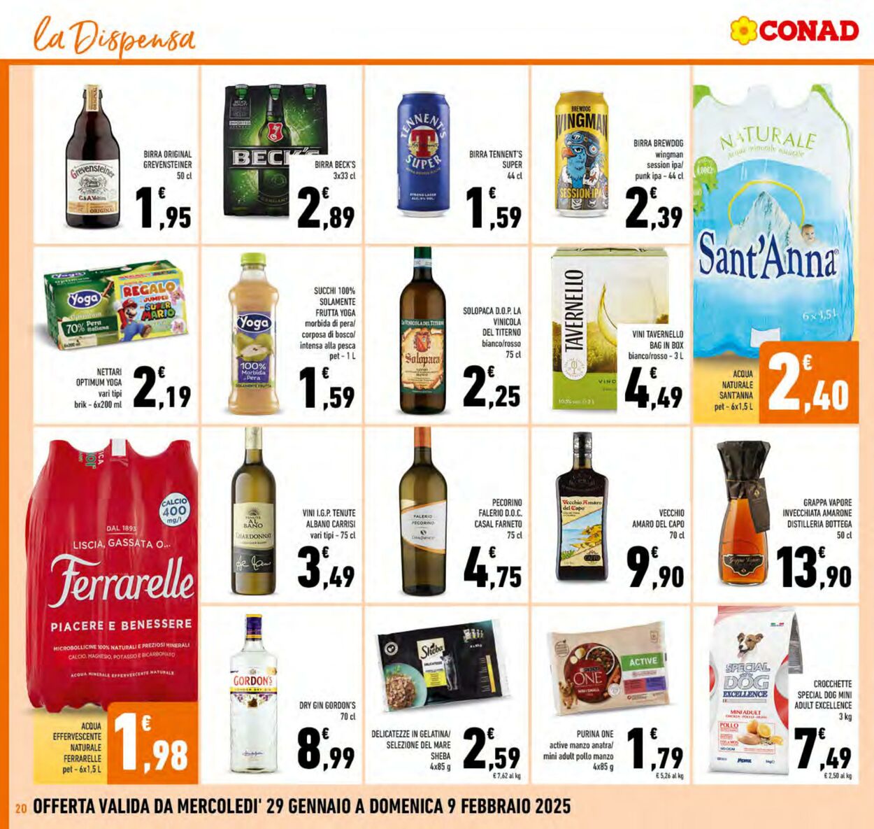 Volantino Conad 29.01.2025 - 09.02.2025