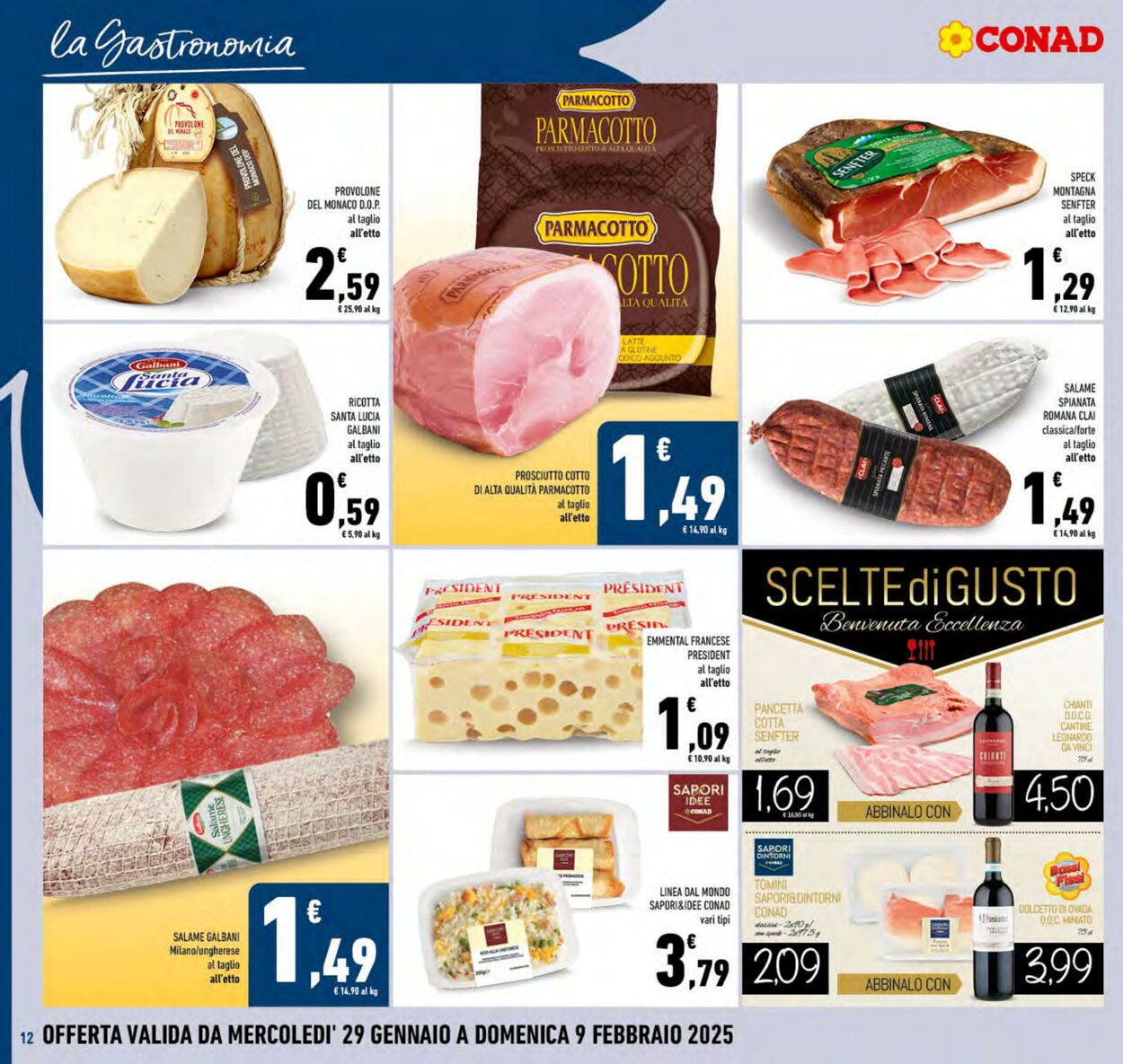 Volantino Conad 29.01.2025 - 09.02.2025