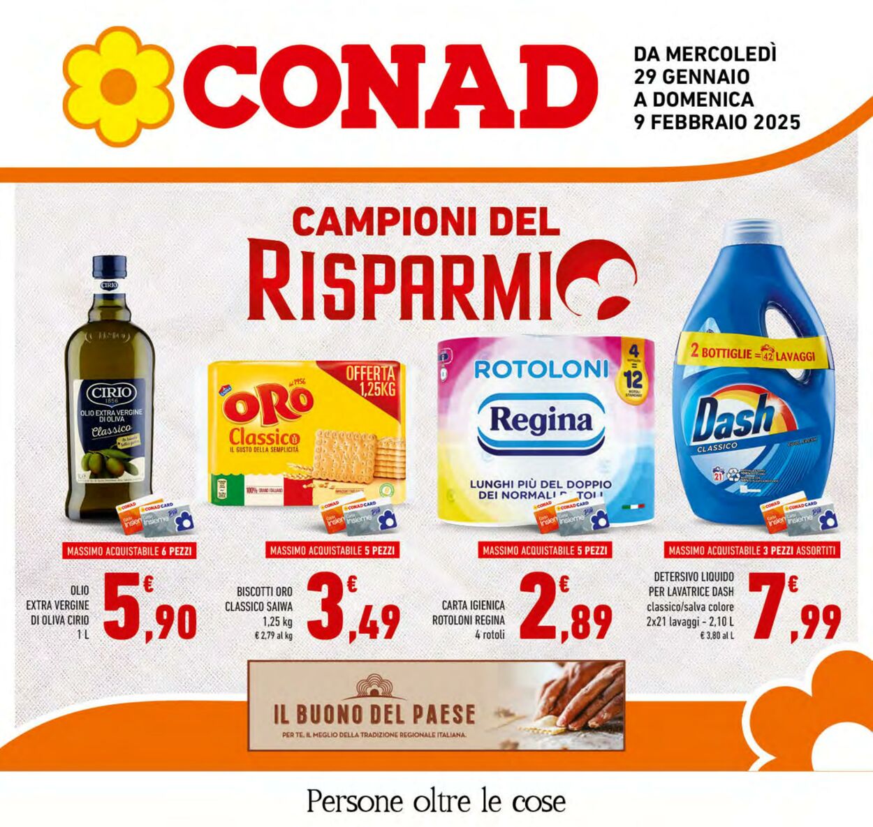 Volantino Conad 29.01.2025 - 09.02.2025