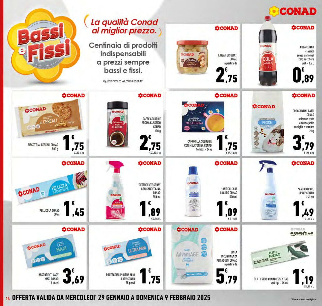 Volantino Conad 29.01.2025 - 09.02.2025