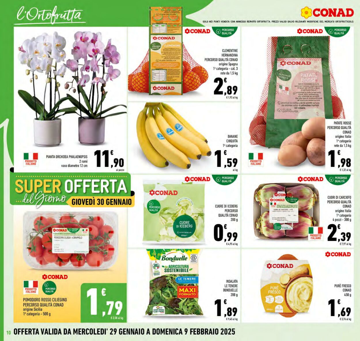 Volantino Conad 29.01.2025 - 09.02.2025