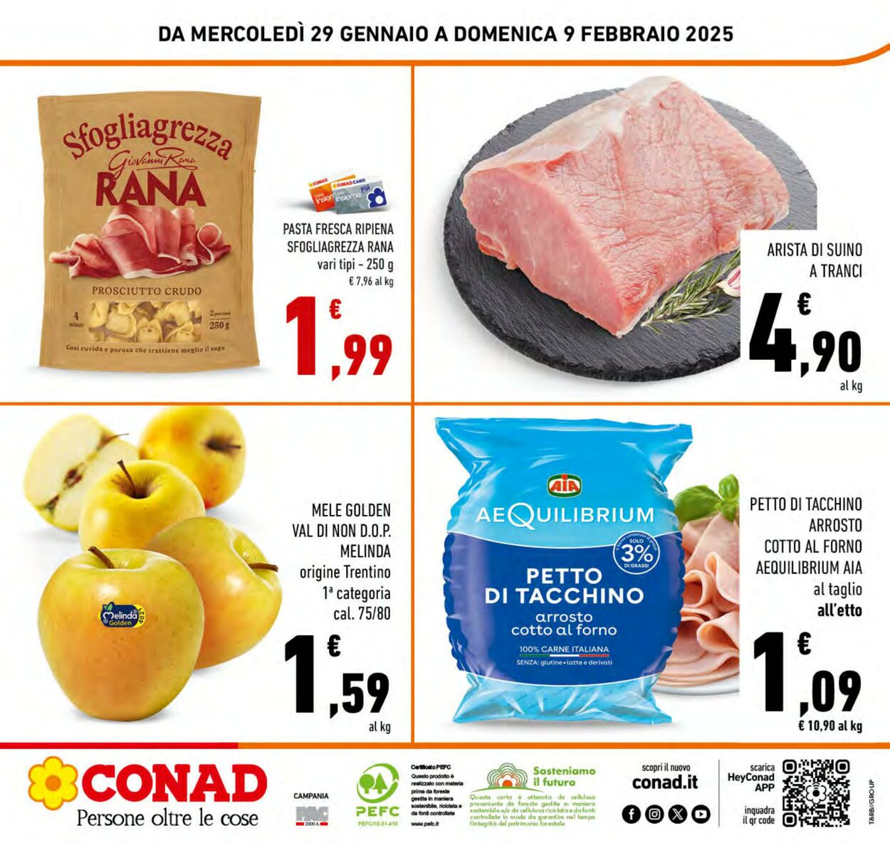 Volantino Conad 29.01.2025 - 09.02.2025