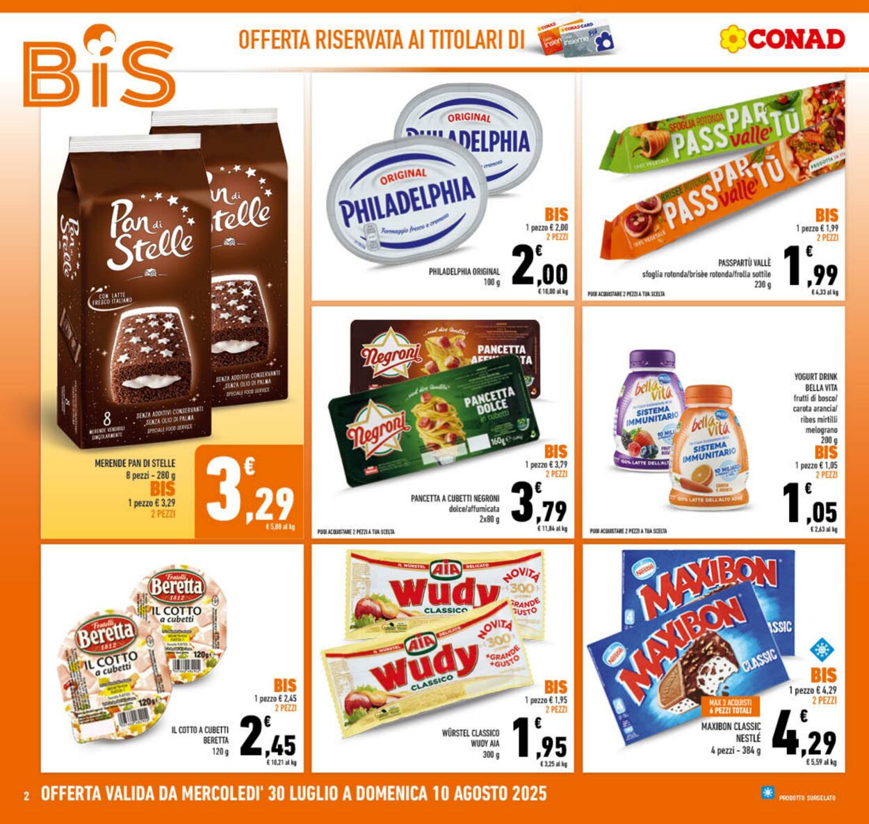 Volantino Conad 09.08.2025 - 09.08.2025