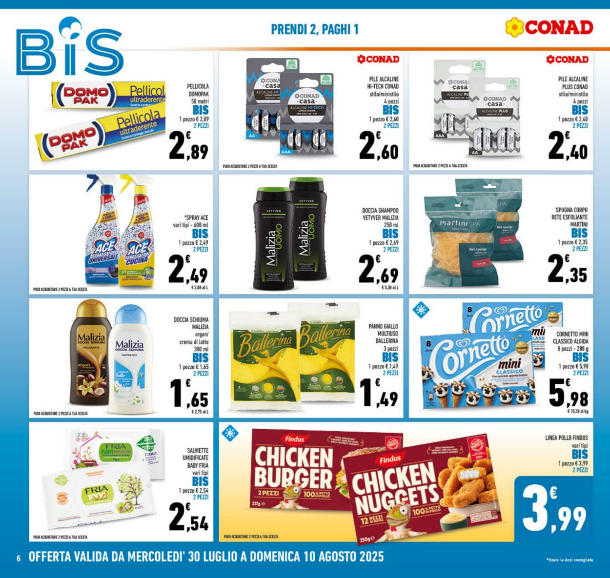 Volantino Conad 09.08.2025 - 09.08.2025