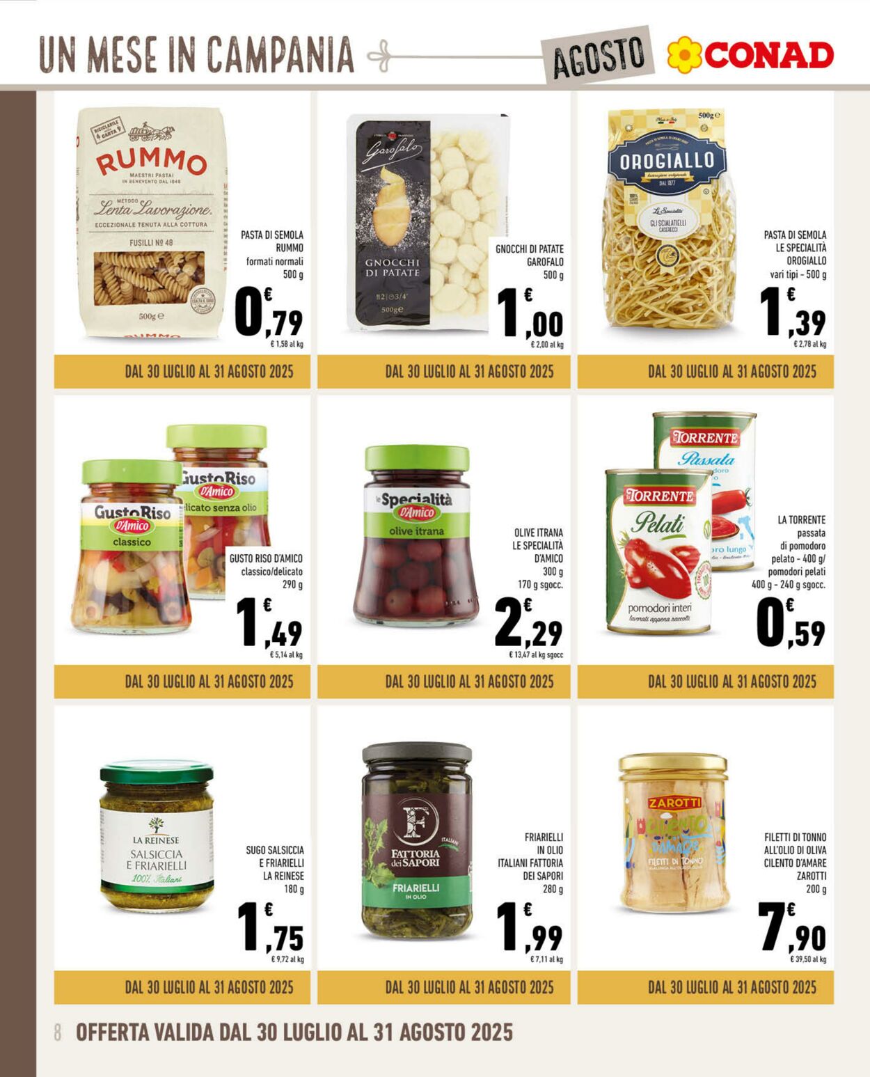 Volantino Conad 06.08.2025 - 06.08.2025