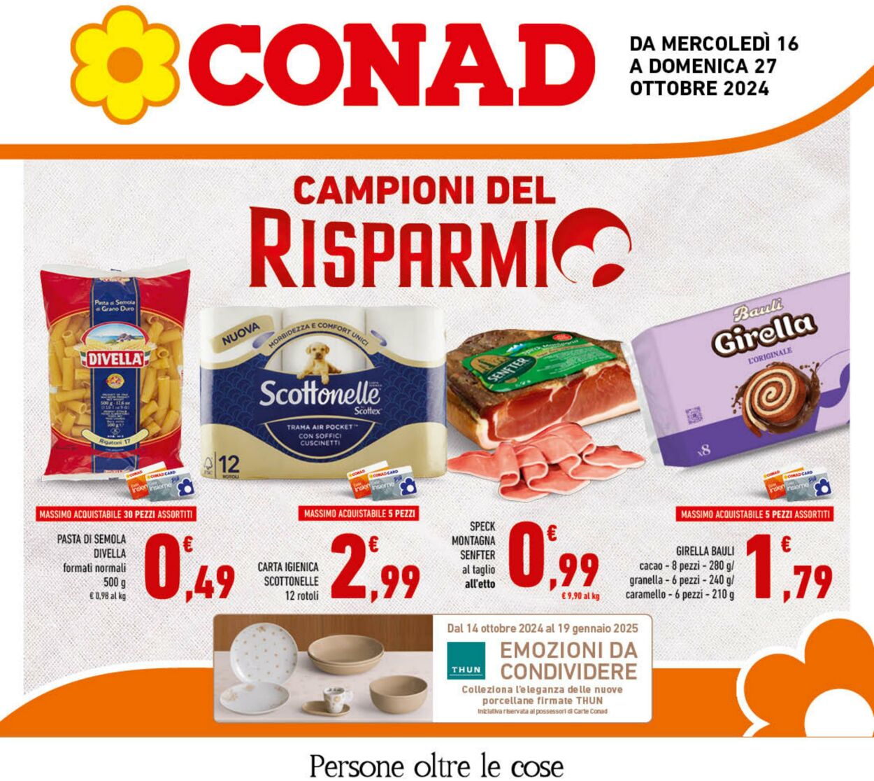 Volantino Conad 16.10.2024 - 27.10.2024