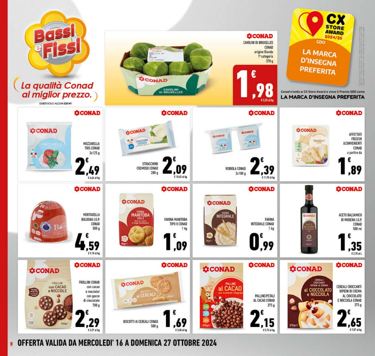 Volantino Conad 16.10.2024 - 27.10.2024