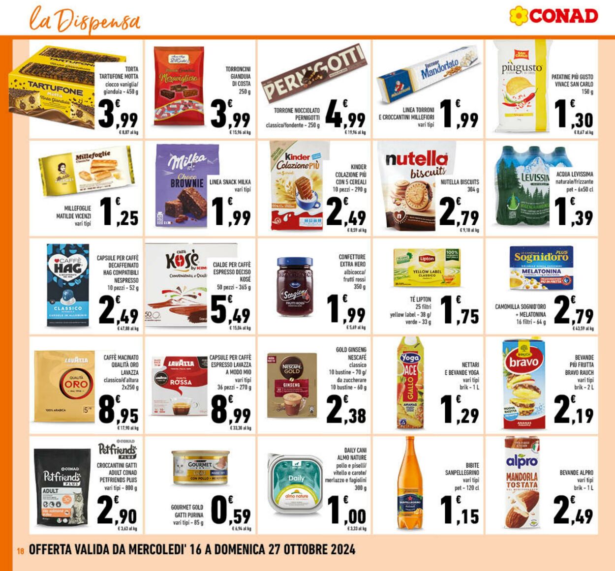 Volantino Conad 16.10.2024 - 27.10.2024