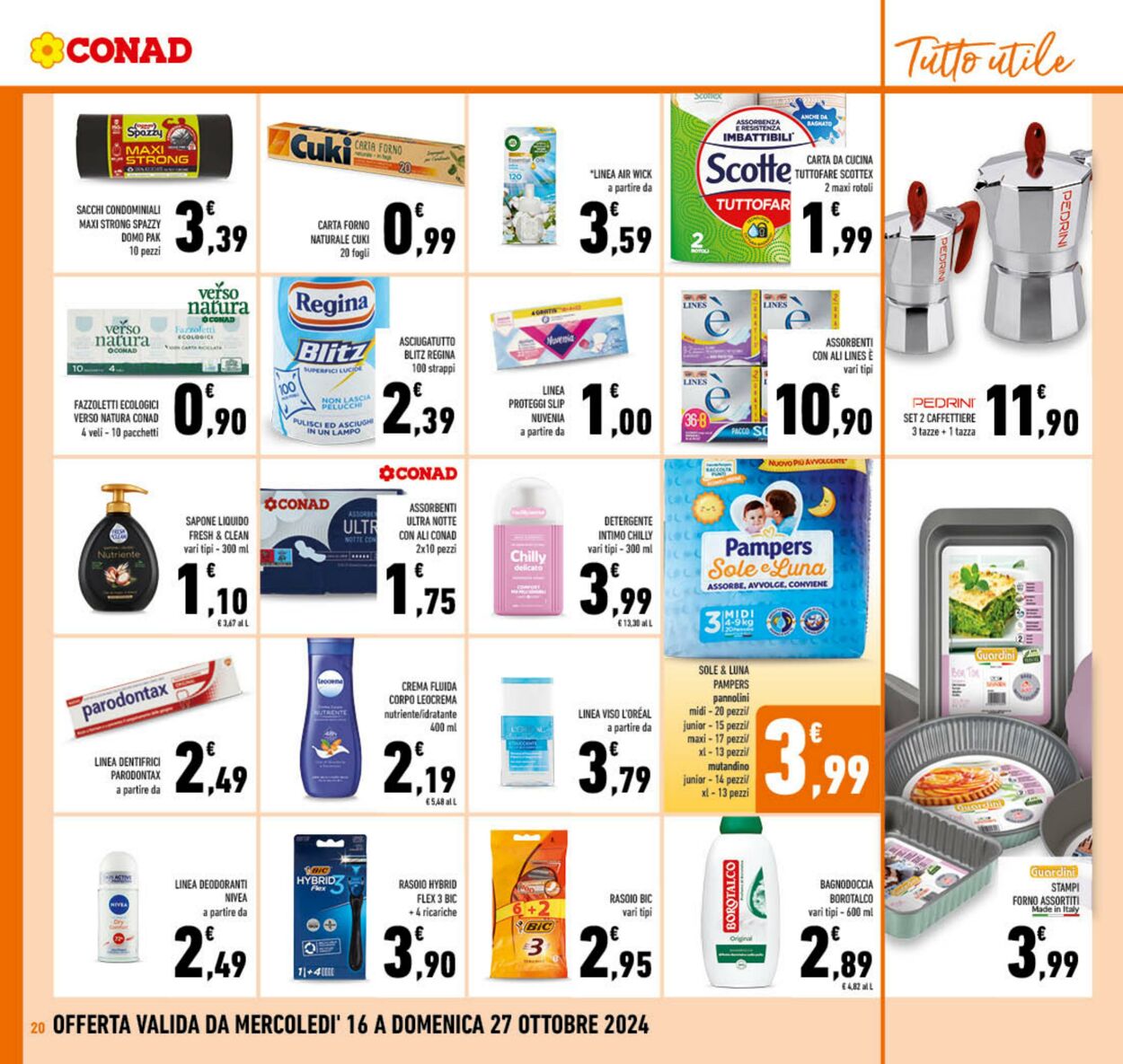 Volantino Conad 16.10.2024 - 27.10.2024