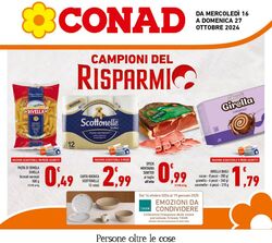 Volantino Conad 16.10.2024 - 27.10.2024