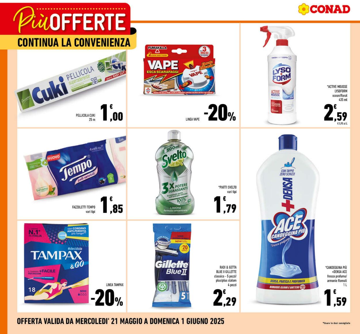 Volantino Conad 01.06.2025 - 01.06.2025