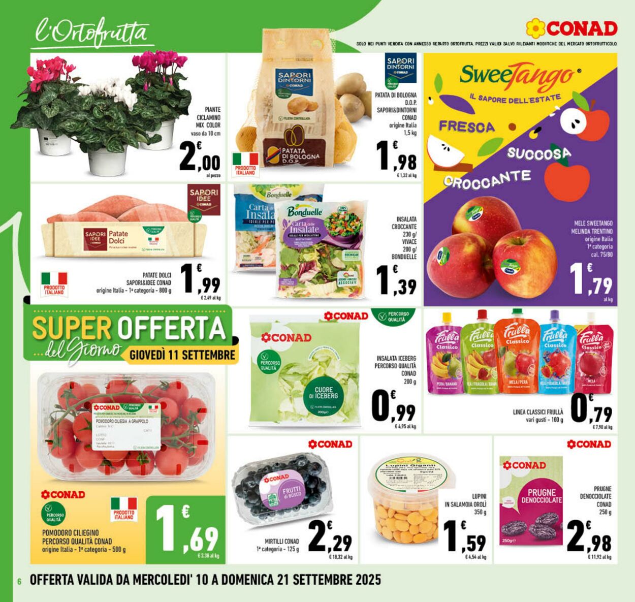 Volantino Conad 18.09.2025 - 18.09.2025