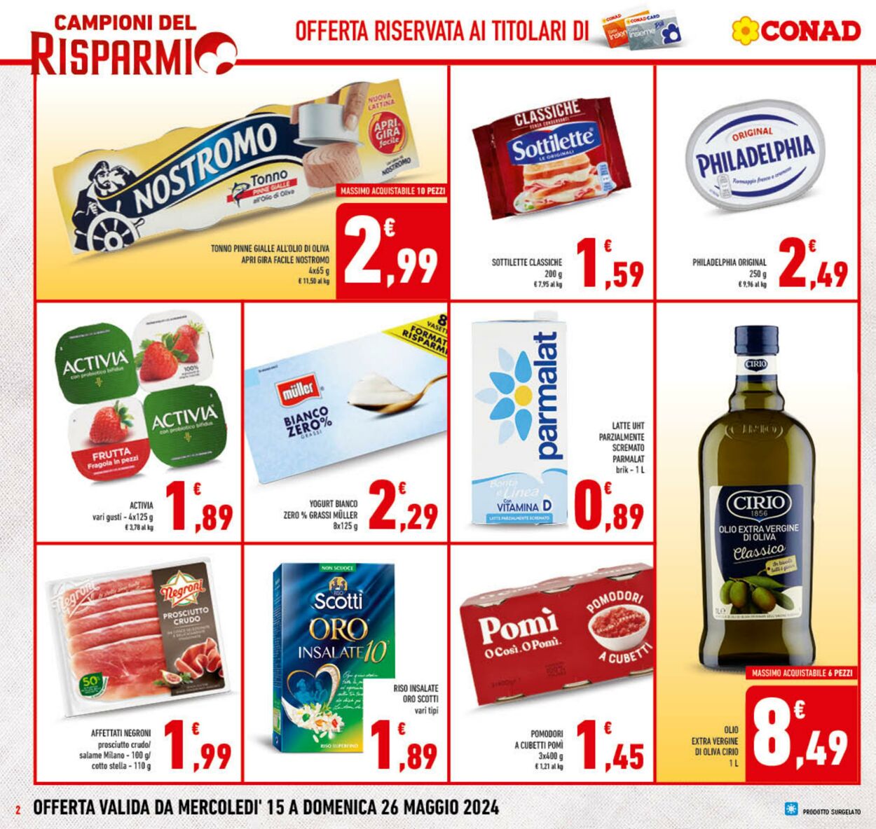 Volantino Conad 15.05.2024 - 26.05.2024