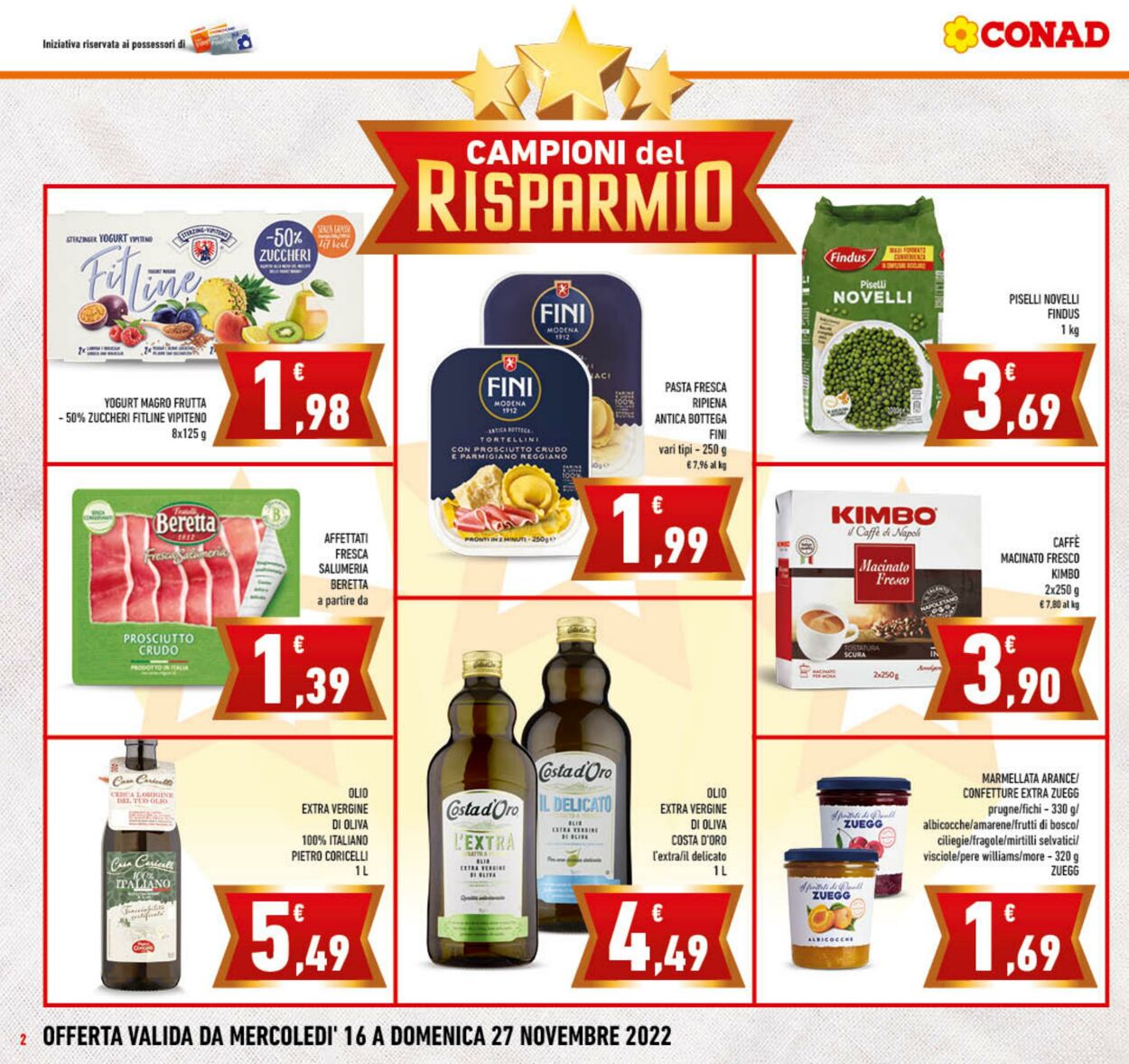 Volantino Conad 16.11.2022 - 27.11.2022