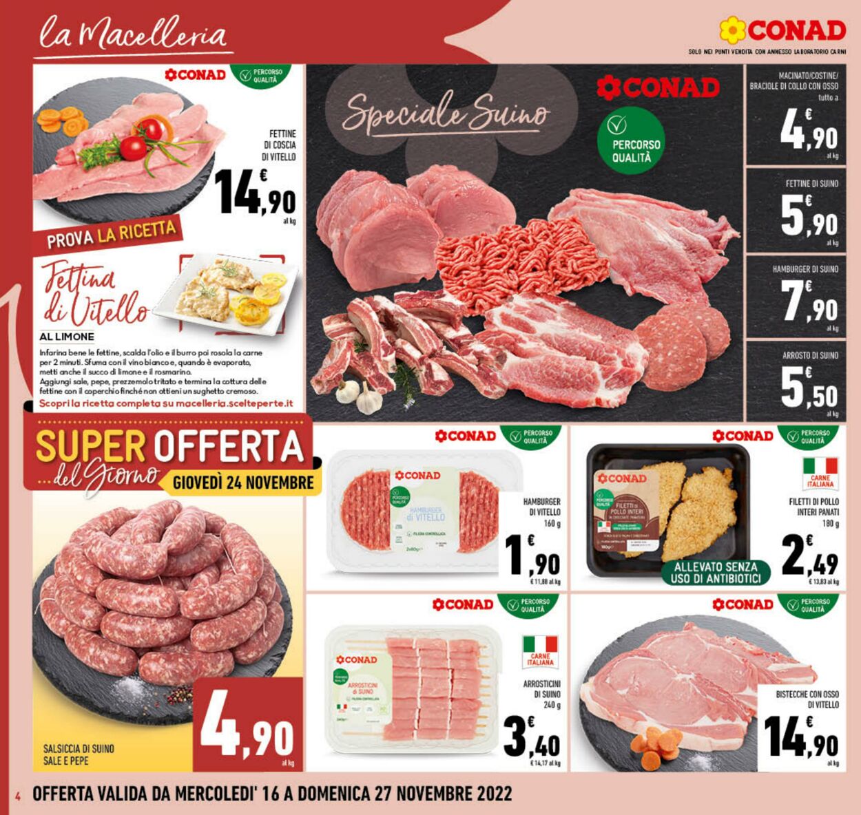 Volantino Conad 16.11.2022 - 27.11.2022