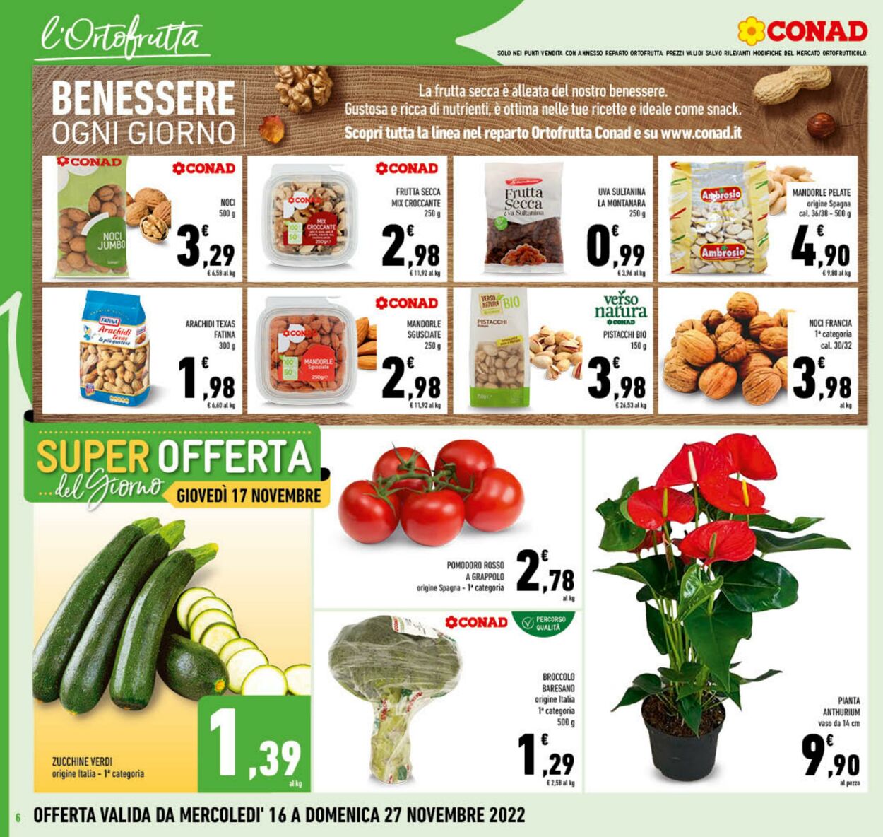 Volantino Conad 16.11.2022 - 27.11.2022