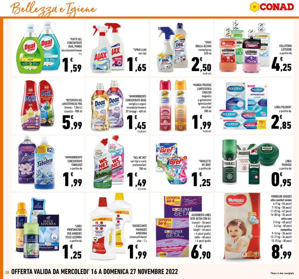 Volantino Conad 16.11.2022 - 27.11.2022