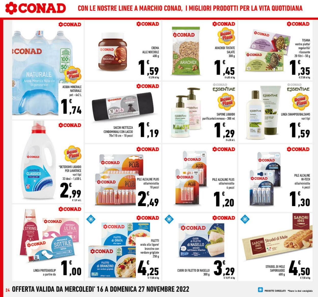 Volantino Conad 16.11.2022 - 27.11.2022