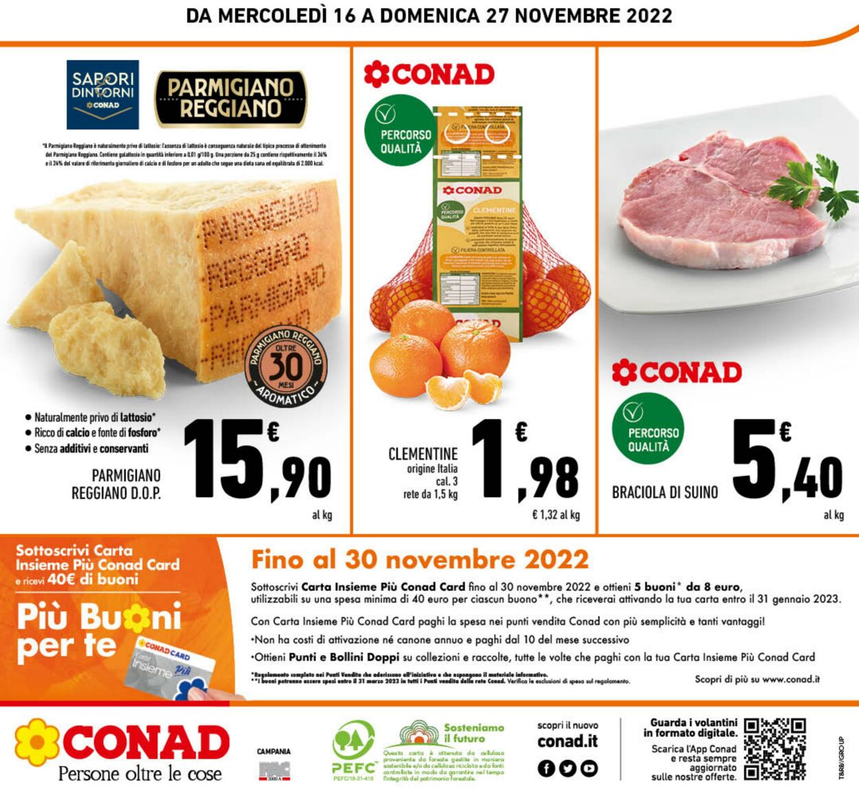 Volantino Conad 16.11.2022 - 27.11.2022