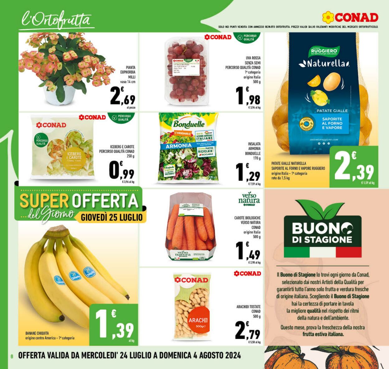 Volantino Conad 24.07.2024 - 04.08.2024