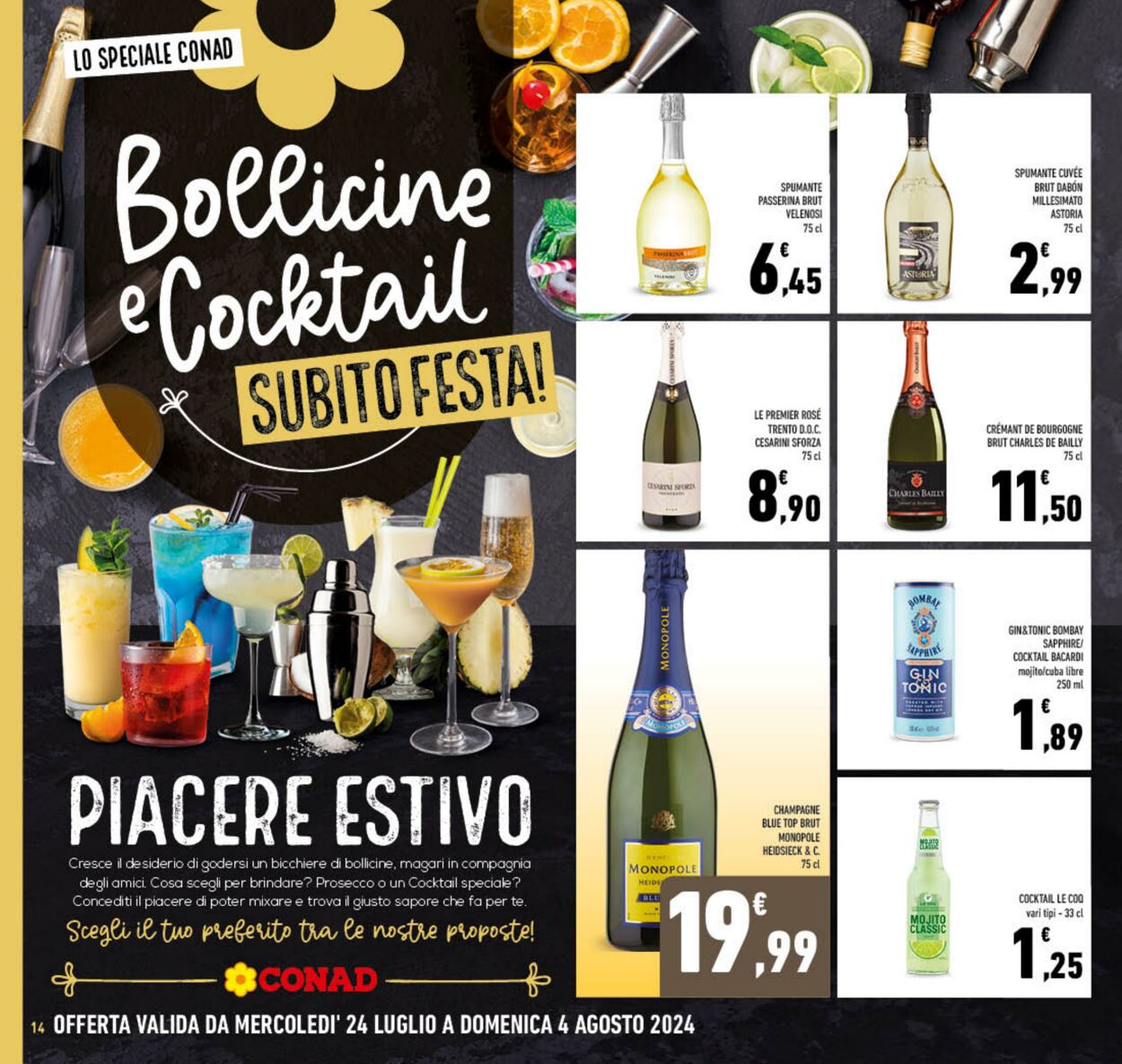 Volantino Conad 24.07.2024 - 04.08.2024