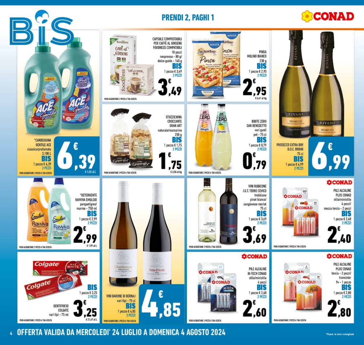 Volantino Conad 24.07.2024 - 04.08.2024