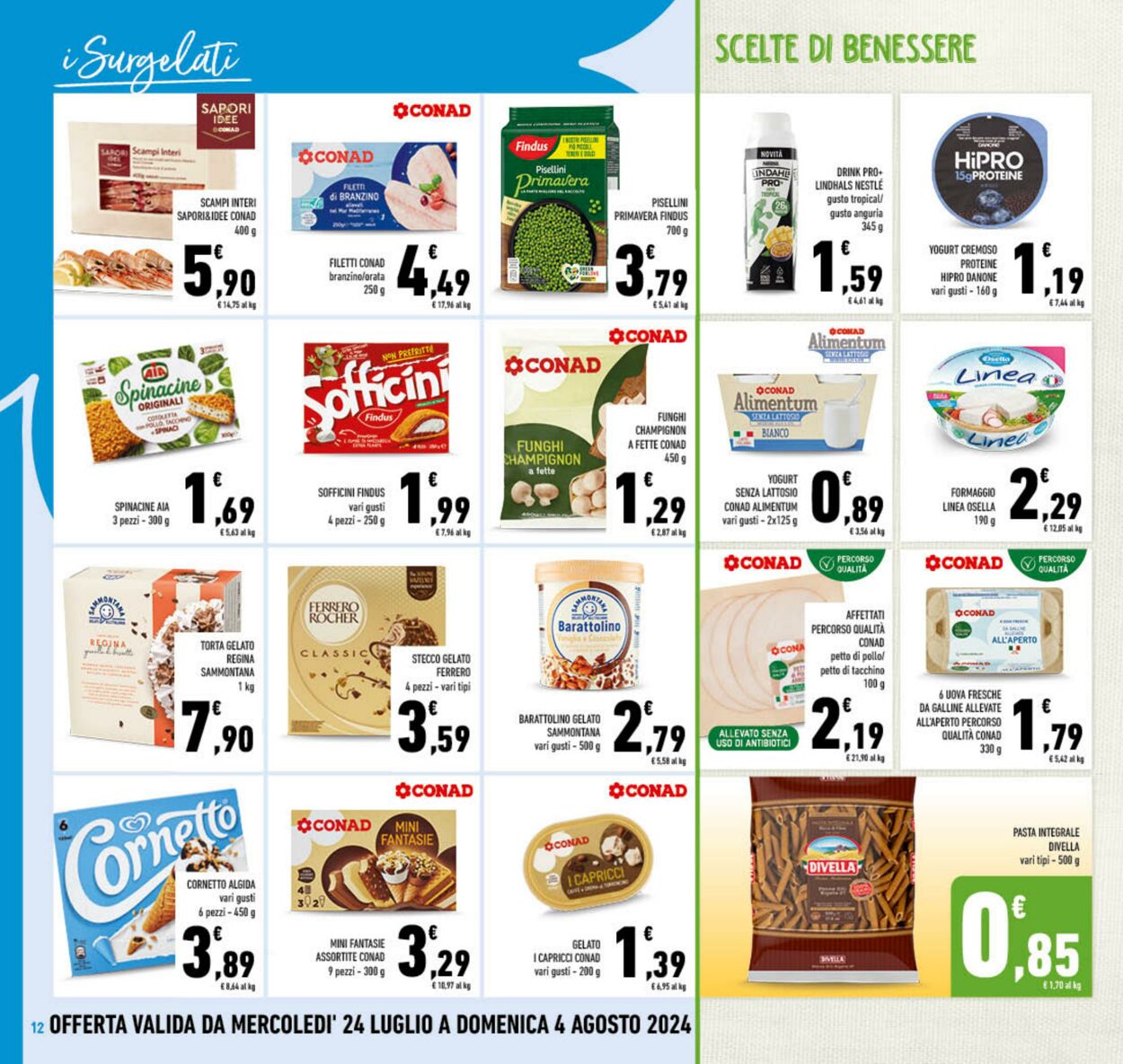 Volantino Conad 24.07.2024 - 04.08.2024