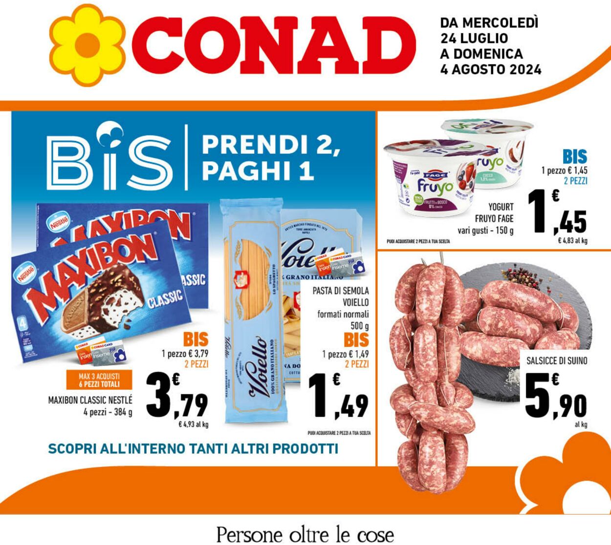 Volantino Conad 24.07.2024 - 04.08.2024