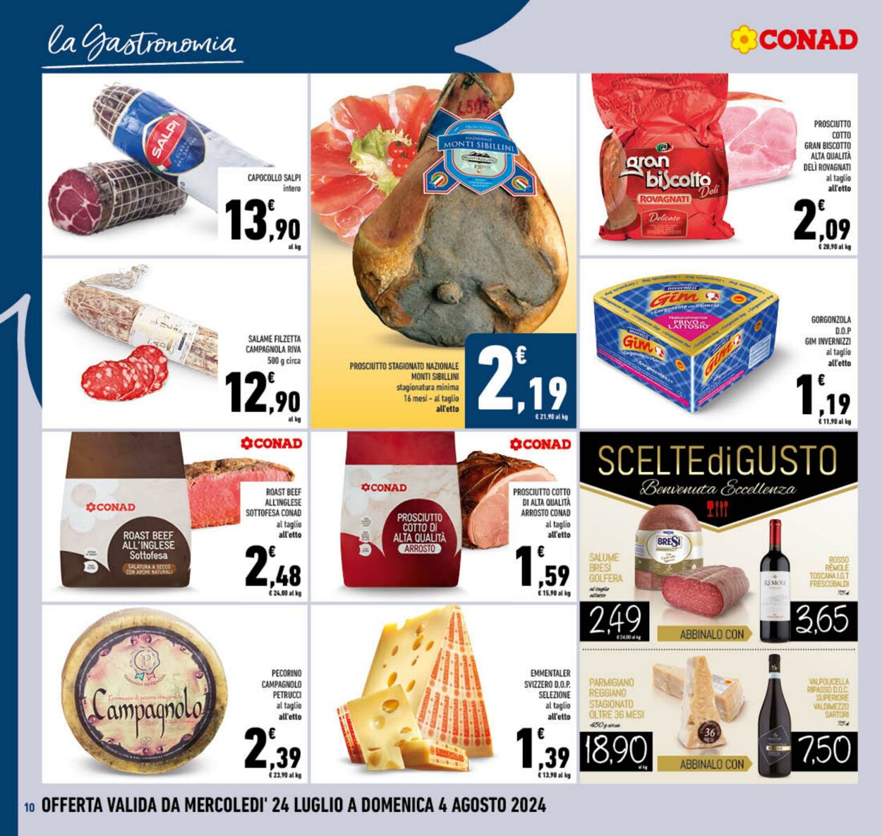 Volantino Conad 24.07.2024 - 04.08.2024