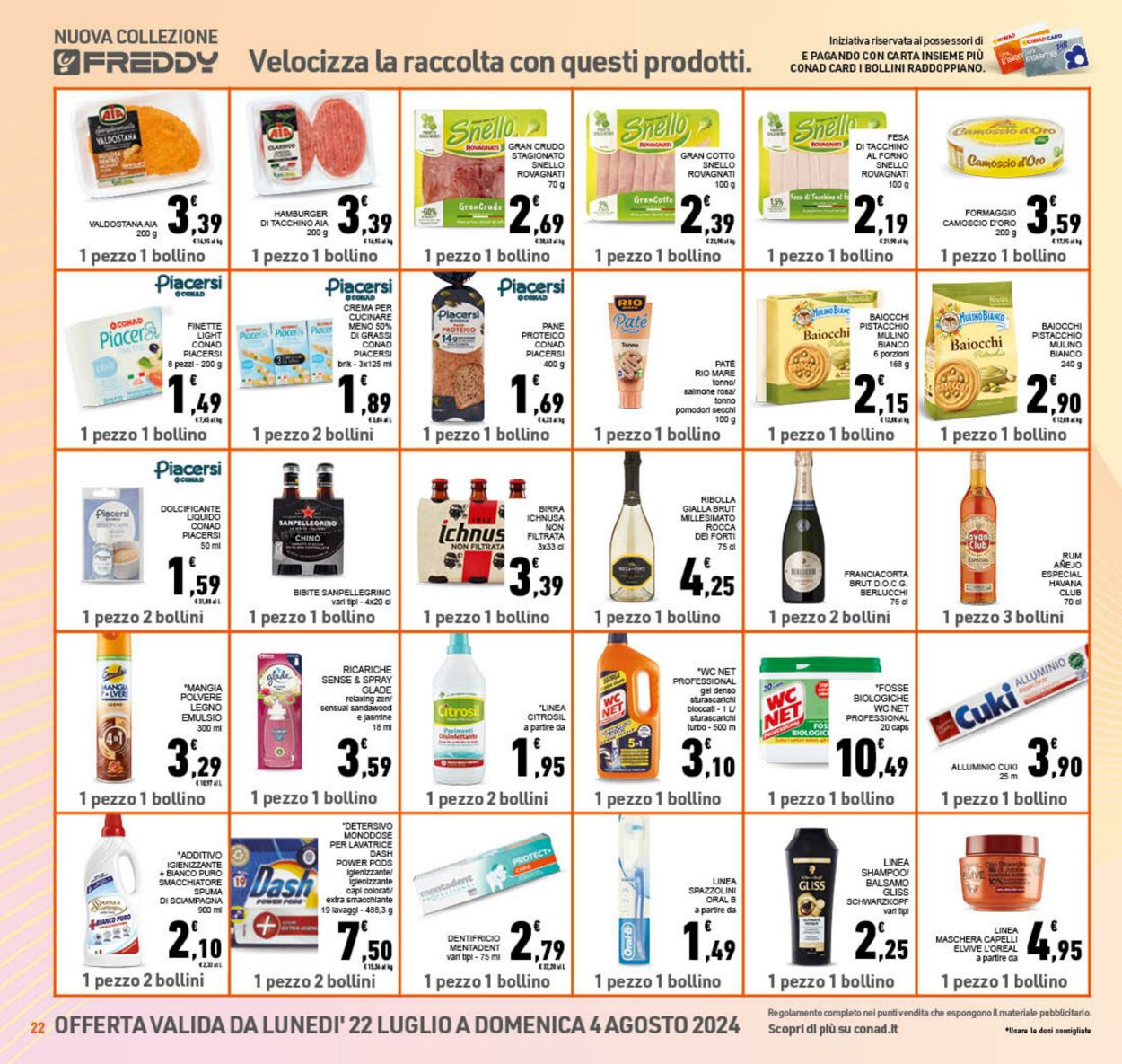 Volantino Conad 24.07.2024 - 04.08.2024