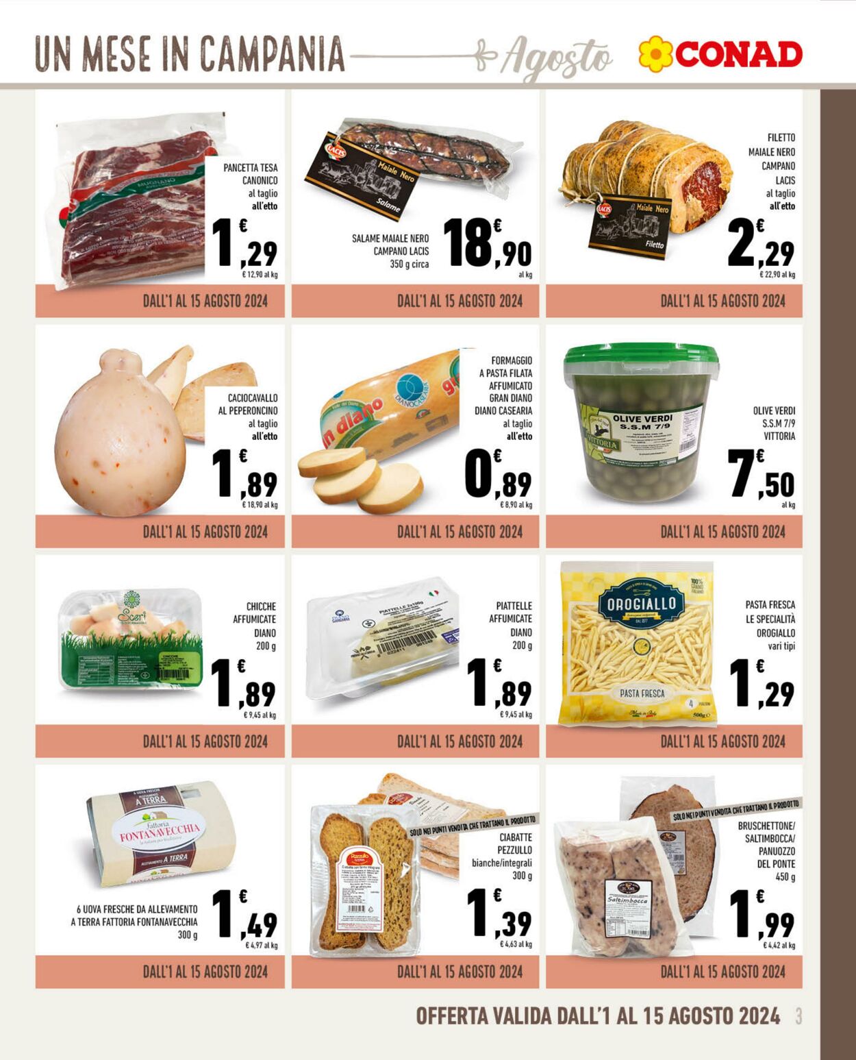 Volantino Conad 01.07.2024 - 31.08.2024