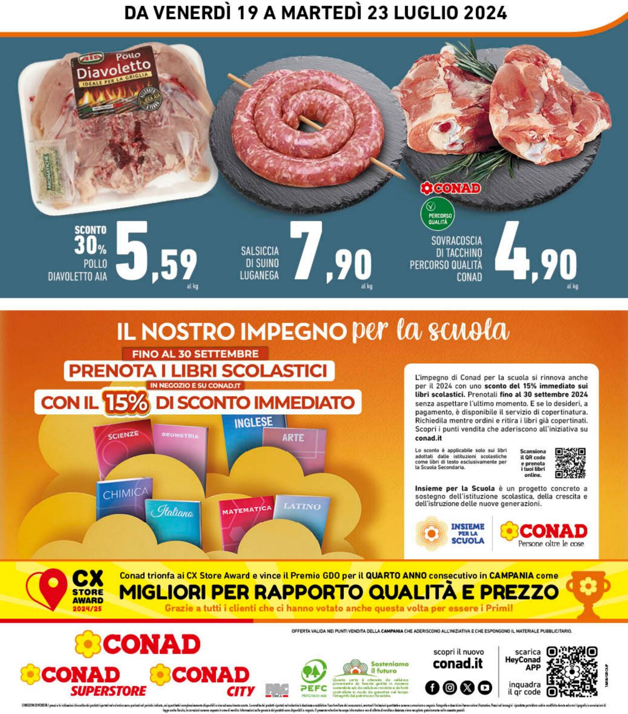 Volantino Conad 19.07.2024 - 23.07.2024